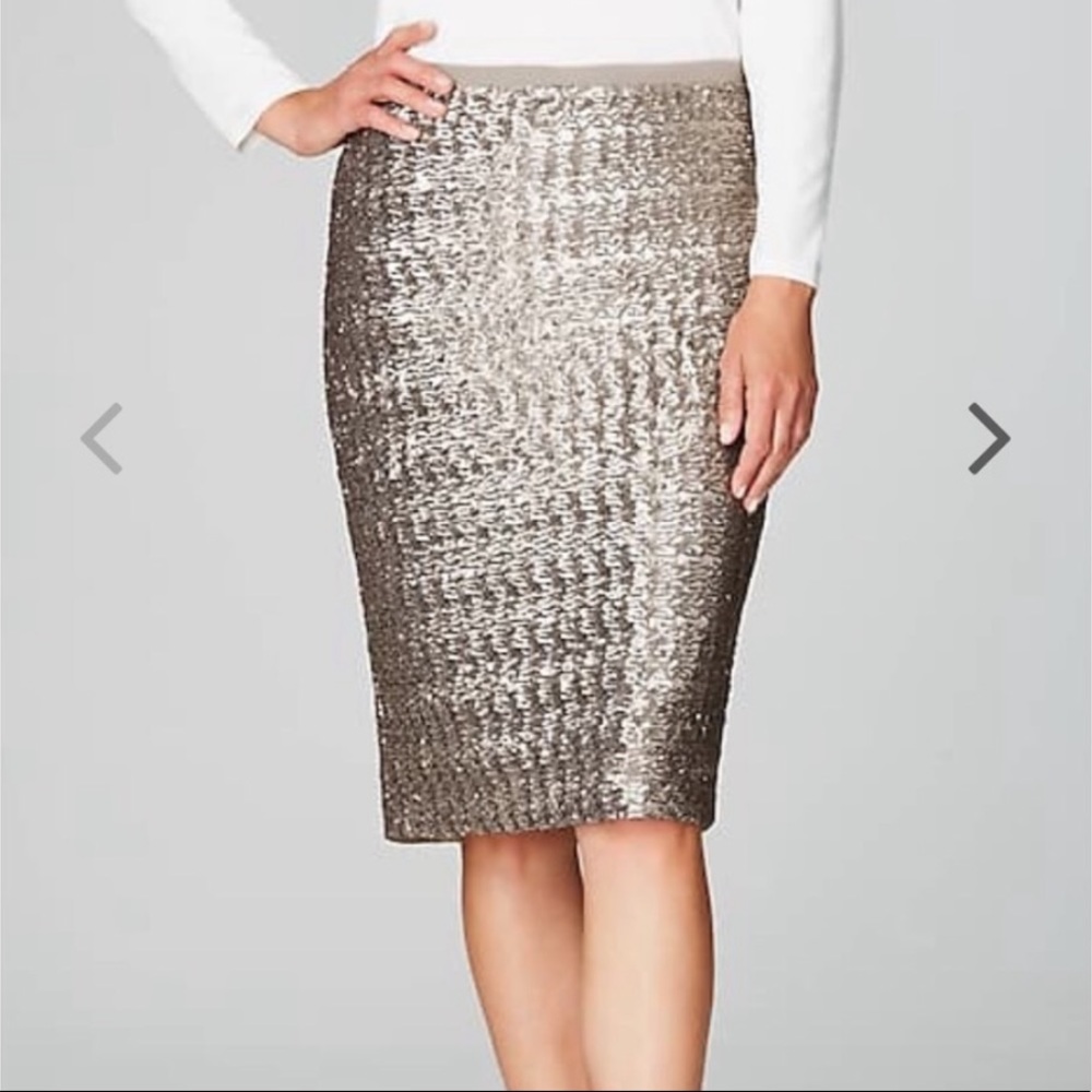 J JILL SEQUIN SKIRT